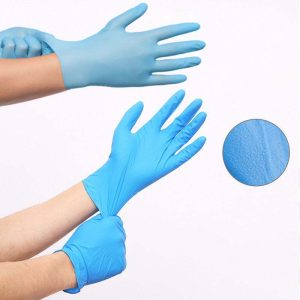 Household latex plastic examination gloves